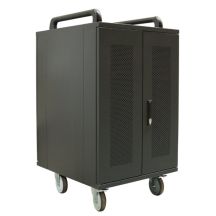 Avtek International Avtek Charging Cart 20 Portable Device Management Cabinet Black