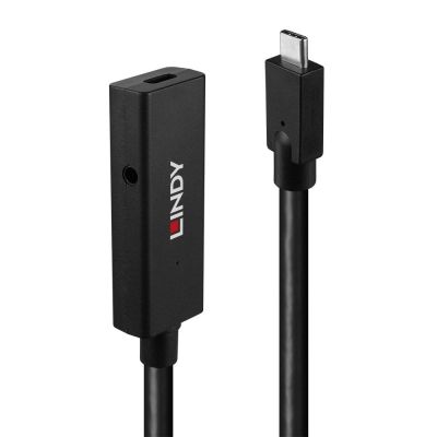 Lindy 43364 USB Cable USB 3.2 Gen 2 (3.1 Gen 2) 5m USB C 10 Gbit/s Black