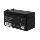 2. GREEN CELL GEL BATTERY AGM17 12V 1.2AH