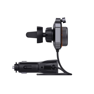 3. SAVIO TR-14 CAR FM TRANSMITTER WITH BLUETOOTH AND CHARGER, QUICK CHARGE 3.0 AND POWER DELIVERY, NOISE REDUCER