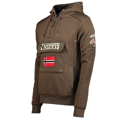 4. Geographical Norway Gymclass DB 054 M WW2487H/GN-Brown sweatshirt