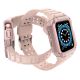 3. Protect Strap Band for Apple Watch 38/40/41mm Armored Case Strap - Pink