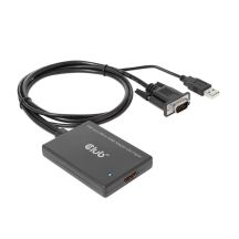 CLUB3D CAC-1720 Cable Adapter 0.6m HDMI Type A (Standard) VGA (D-Sub) + USB Black