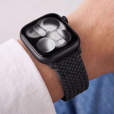 12. Tech-Protect Nylonmag Strap for Apple Watch 4 / 5 / 6 / 7 / 8 / 9 / SE (38 / 40 / 41 mm) - Black