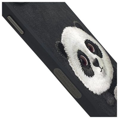 5. Nimmy Big Eyed Pet 2.0 Panda case for iPhone 15 Pro - black