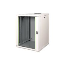 19-inch 16U Digitus wall-mounted cabinet 820x600x600 mm, gray (RAL 7035)