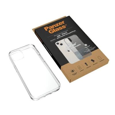 6. PanzerGlass ClearCase antibacterial case with Military Grade certificate for iPhone 13 / 14 / 15 - transparent