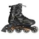 2. NILS EXTREME NA2150 ROLLER SKATES BLACK AND GOLD SIZE 44