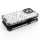 4. Honeycomb Case armor cover with TPU Bumper for iPhone 13 Pro green