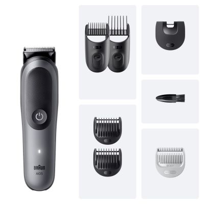2. Braun 7-in-1 Grooming Set | Series 5 All-in-One Set AIO5520 | Cordless | 14 Length Settings | Black