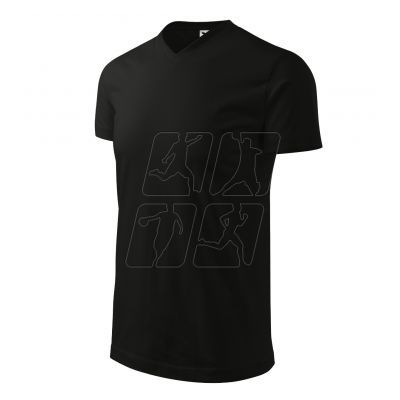 Mafini Heavy V-neck T-shirt MLI-11101 black