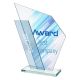 2. Glass trophy with LuxorJet color print