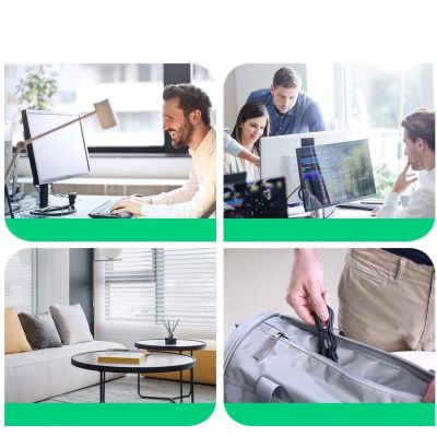 15. Ugreen cable internet network cable Ethernet patchcord RJ45 Cat 6A UTP 1000Mbps 1m black (70332)