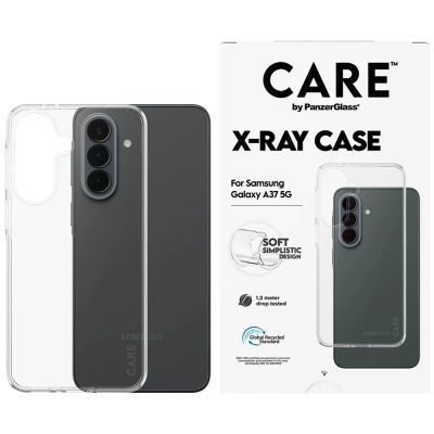 2. CARE by PanzerGlass Fashion X-Ray Case for Samsung Galaxy A37 - Transparent