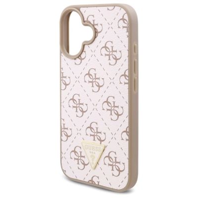 6. Guess New 4G Triangle Case for iPhone 16 Plus - White