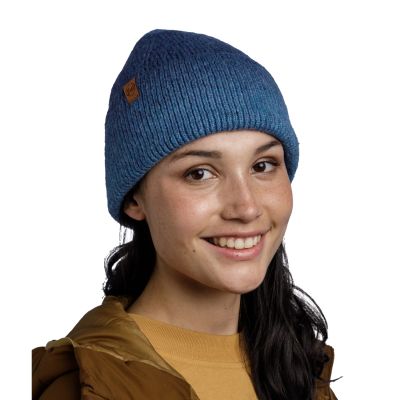2. Buff Marin Knitted Hat Beanie 1323247881000 Blue One Size