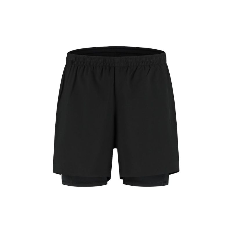 Rogelli men's 2-in-1 DISTANCE shorts black XL