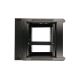 9. Extralink 6U 600x600 AZH Black wall-mounted rack cabinet, two-section