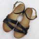 3. Black women's sandals S.Barski KV51-022