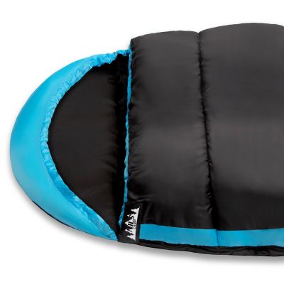 7. NILS CAMP NC2012 Sleeping Bag Black and Blue