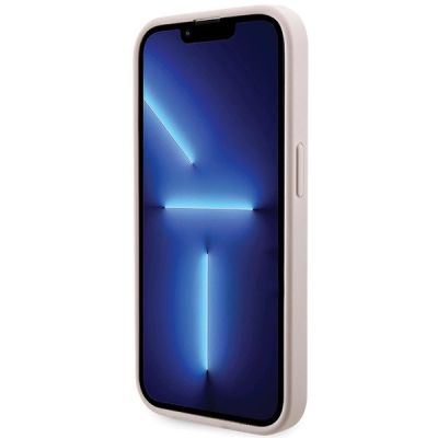 5. Guess 4G Printed Stripes MagSafe case for iPhone 15 Pro - pink