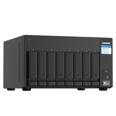 2. Qnap TS-832PX-4G, Tower, 8 x 2.5"/3.5" SATA, Annapurna Labs Alpine AL324 1.7GH, 4GB DDR4 SODIMM (Max. 16GB), 2 x 10GbE SFP+, 2 x 2.5GbE, Single PSU