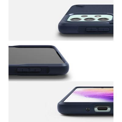 4. Ringke Onyx durable cover for Samsung Galaxy A73 navy blue