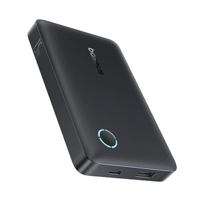 6. Baseus EnerFill FP11 Power Bank 10000mAh 15W (with black Simple USB-C - USB-C 20V/3A 30cm cable) - black