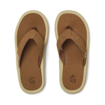 Gumbies Men's NOOSA FLIP-FLOP LATTE Flip-Flops
