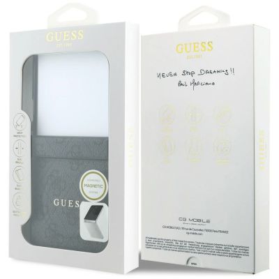 8. Guess 4G Classic MagSafe Case for Samsung Galaxy Z Flip 8 - Black