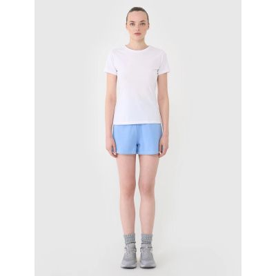 3. Slim plain women's T-shirt 4F 4FWMM00TTSHF2673-10S