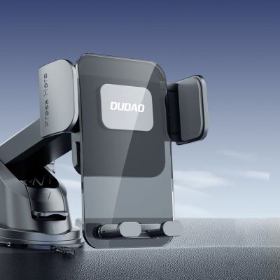 3. Dudao F8Max+ car holder for dashboard or windshield - black
