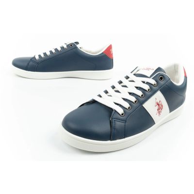 8. US Polo Assn. shoes sneakers men's sneakers fashionable navy blue comfortable
