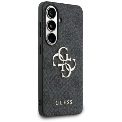 4. Guess 4G Big Metal Logo Case for Samsung Galaxy S26 Plus - Black