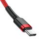 5. Baseus CATKLF-G09 USB-C - USB-C PD QC cable 60W 3A 480Mb/s 1m - red