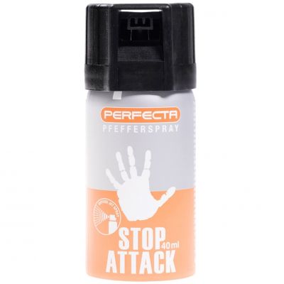 Perfecta Stop Attack pepper spray, 40 ml cone