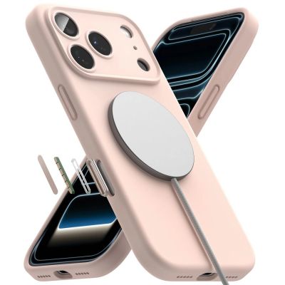 5. Ringke Silicone MagSafe Case for iPhone 18 Pro - Pink