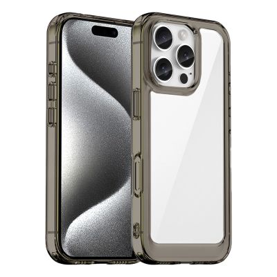 Outer Space Case for iPhone 16e / 17e with Flexible Frame - Translucent, Black