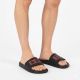5. Men's black Big Star beach pool flip-flops TT174A003