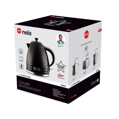 7. ELDOM NELA KETTLE, CAPACITY 1.7 L, POWER 2000 W, BLACK C26