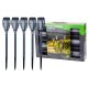3. TORCH SOLAR LAMP DANCING FLAMES 12 LED SMD 7.5x7.5x46.5CM SET OF 5 PCS
