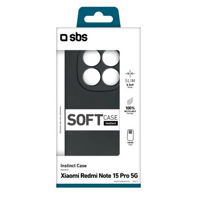 2. SBS Instinct Case for Xiaomi Redmi Note 15 Pro - Black