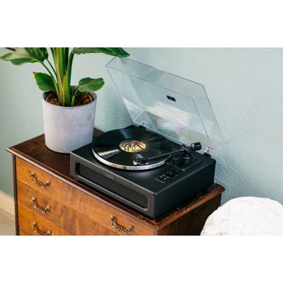 26. Lenco LS-430BK Turntable with Belt Drive Black