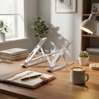 11. Wozinsky WDCX-X8S Foldable Adjustable Laptop Stand - Silver