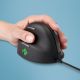 14. Ergonomic R-Go HE Left-Handed USB Mouse Black/Silver