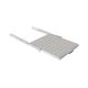 8. LANBERG SLIDING SHELF FOR 19" RACK CABINETS 500 MM GREY (1U/445 X 500 MM, LOAD CAPACITY UP TO 35 KG, 4-POINT MOUNTING)