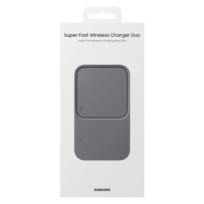 5. Samsung Wireless Charger Duo EP-P5400BBEGEU inductive charger 15W - black