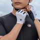 7. Rockbros MTB cycling gloves size: M - white and black