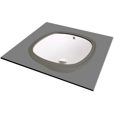 Under-counter ceramic washbasin