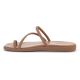 4. CROCS MIAMI TOE LOOP SANDAL IN MILK CHOCOLATE 209862-2JJ